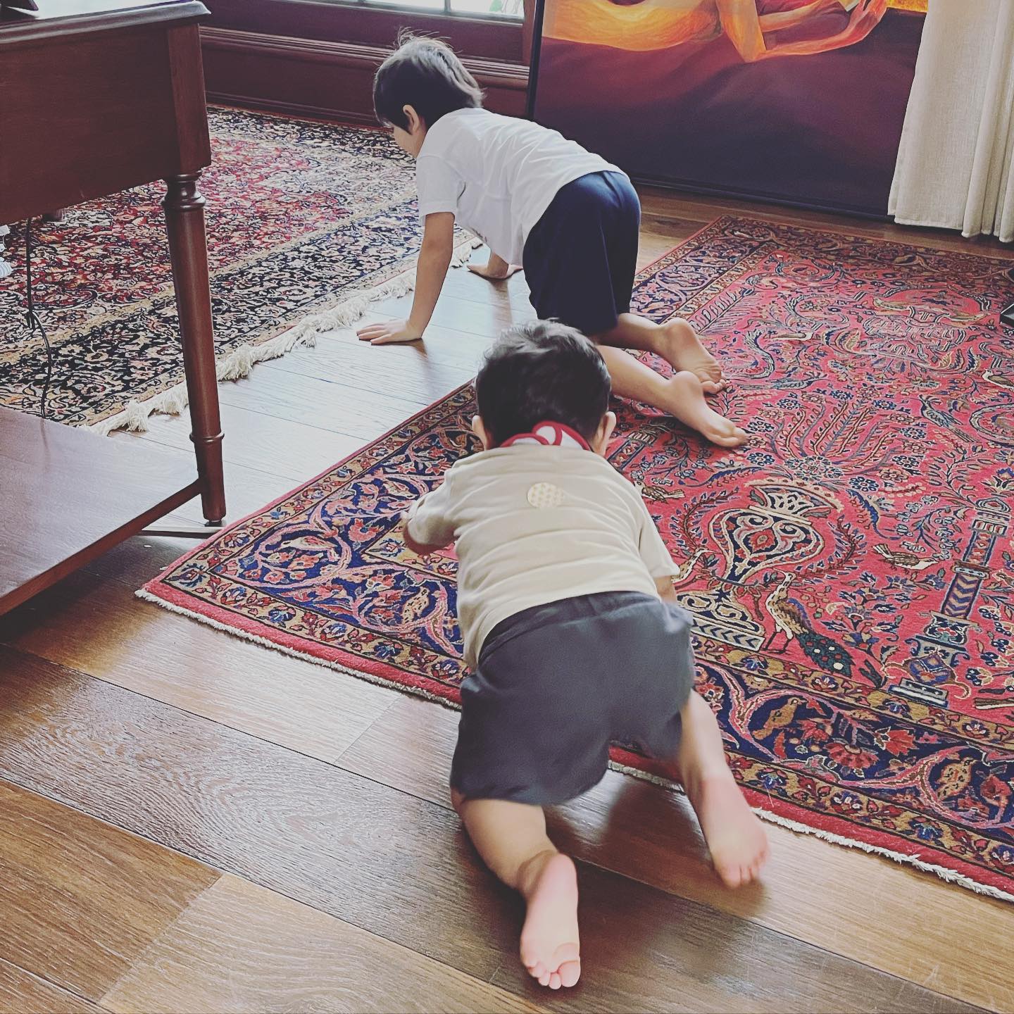 274287706 486723536354232 3611841399086013939 n Pataudi Brothers Taimur-Jeh, this picture of Kareena's princes was seen wrapped around each other in this way